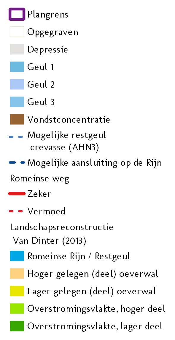 Impressie van de voorlopige resultaten van Westvaartpark op kaart